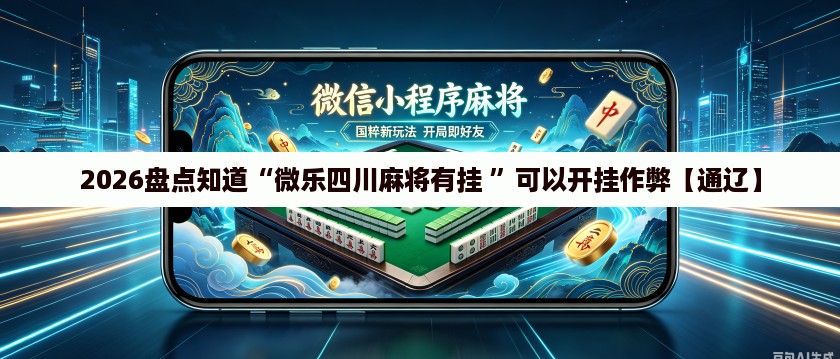 2026盘点知道“微乐四川麻将有挂 ”可以开挂作弊【通辽】