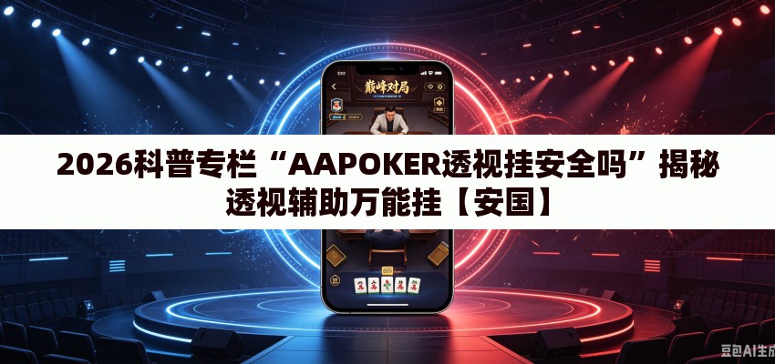 2026科普专栏“AAPOKER透视挂安全吗”揭秘透视辅助万能挂【安国】