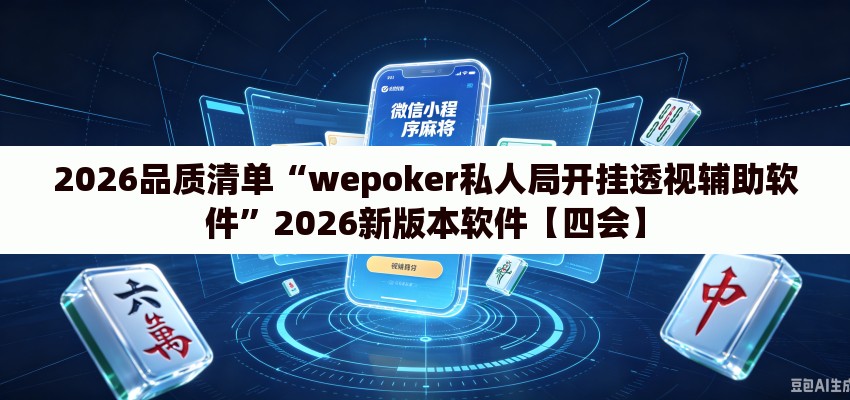 2026品质清单“wepoker私人局开挂透视辅助软件”2026新版本软件【四会】