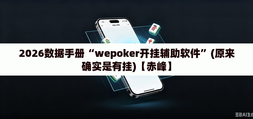 2026数据手册“wepoker开挂辅助软件”(原来确实是有挂)【赤峰】